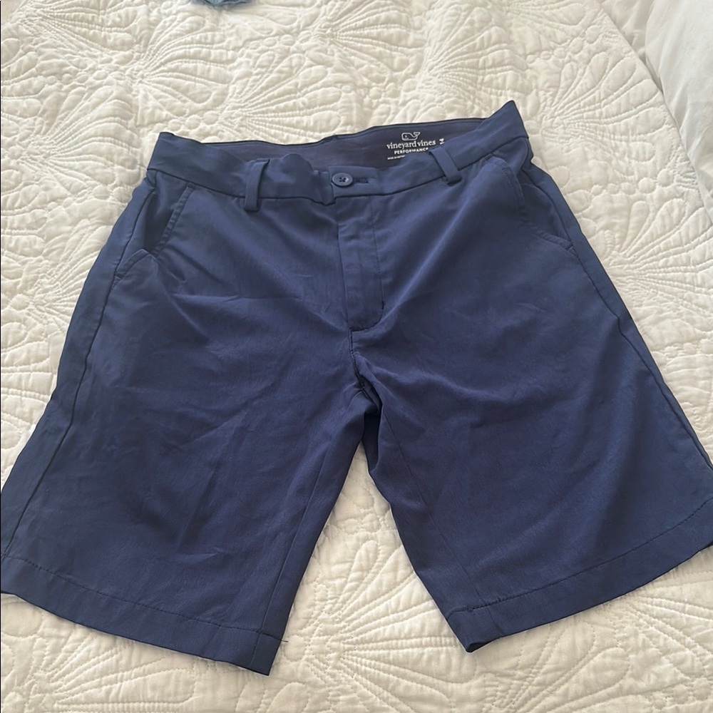 Vineyard Vines Blue Chino Shorts with Tailored Fit